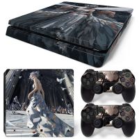 ∋✽✠ Anime 5794 PS4 Slim Skin Sticker Decal Cover for ps4 slim Console and 2 Controllers skin Vinyl slim sticker Decal