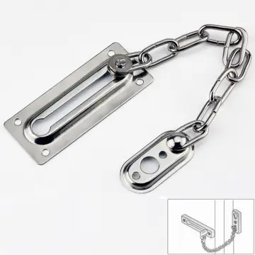 Stainless Steel Anti-Theft Door Chain Lock House Security Guard Bolt Latch WA 