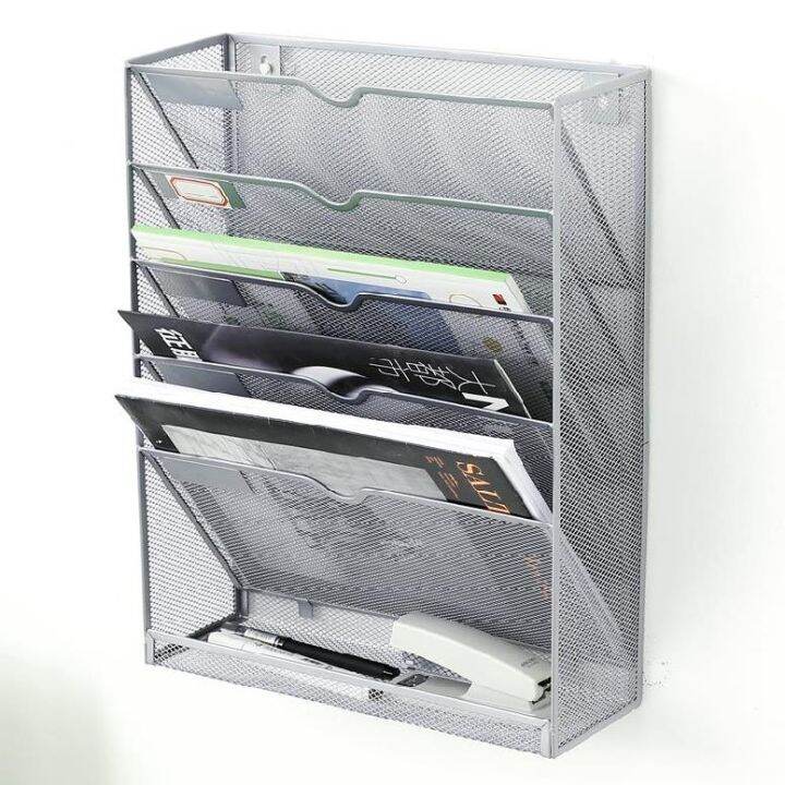 Information rack Hanging rack Threelayer storage box Catalogue hanging