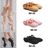 COD DSGTREYTTRYUII [SUNNIMIX] Canvas Ballet Slipper Split-Sole Shoes Fitness Gymnastics Flats