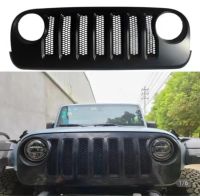 LANTSUN J373 Black ABS Car Front Grille JK to JL for Jeep for Wrangler JK Grill