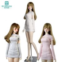 G 58-60Cm 1/3 SD DDL Big Bust BJD Clothes Toy Spherical Joint Doll Essories Fashion Low Cut Long T-Shirt Dress