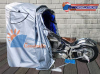 โรงจอดรถพับได้ เต็นท์จอดรถพับได้ CARSBRELLA รุ่น SCOOT -ALUMINIUM สำหรับมอไซค์ขนานเล็ก