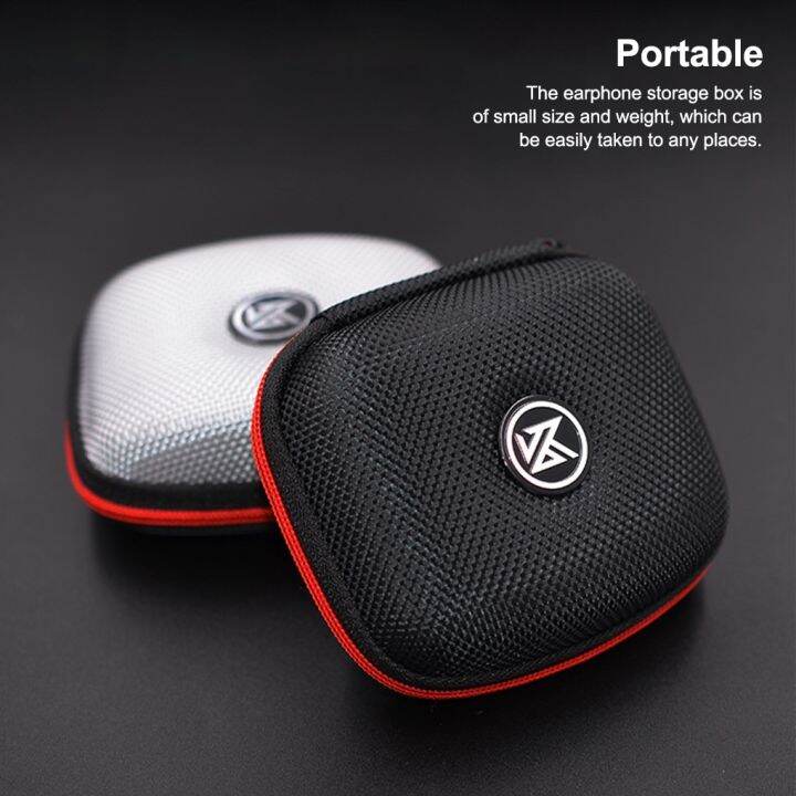 kz-case-earphone-box-bluetooth-headset-case-square-portable-compression-headset-storage-case-eva-zipper-bag-with-logo