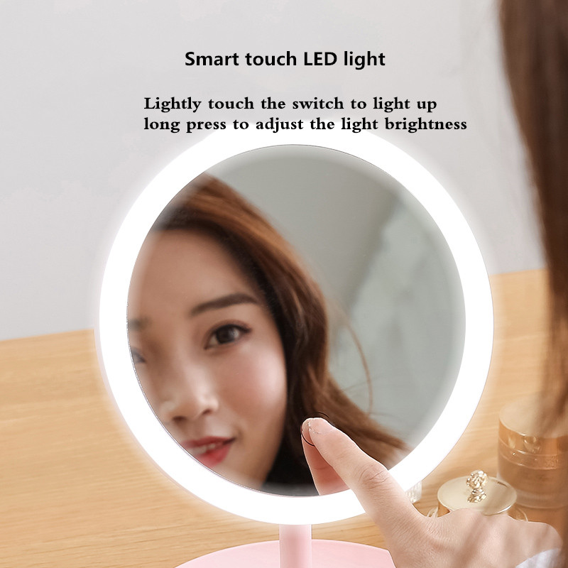 LED化妆镜充电美容镜可调节补光灯