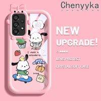 Chenyyka เคสปลอกสำหรับ Samsung A53 5G ลายการ์ตูนน่ารักแฟชั่นกันกระแทกเคสโทรศัพท์โปร่งใสสร้างสรรค์เคสซิลิโคนใส