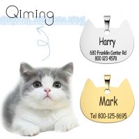 ◊ Anti-lost Animal Name Tags Pendant For Cat Dog Personalized Engraved Custom Cats Dogs ID Tag Pet Collar Accessories