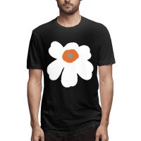 Marimekko Unikko（flower）graphic printed 100% Cotton Round neck Men Short Sleeve T-Shirt for men