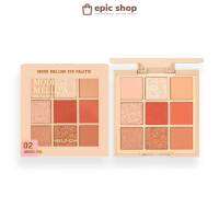 [EPICSHOPZ] แท้/ส่งไว? อายแชโดว์ พาเลทท์ MEILINDA Mood Mellow Eye Palette 9 ช่องสีในตลับ 5.85g. MC3110