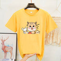 BK-295*เสื้อยืดแขนสั้นพร้อมส่ง 8สี ลายการ์ตูน ขายดีตามเทรนต์ ลายน่ารัก สีสันสดใส่น่ารัก ใส่ได้ทั้งหญิงและชาย (S-3XL) **ปลีก-ส่ง***