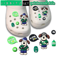 ⭐️พร้อมส่งจากไทย⭐️Jibbitz jibbitzset ตัวติดรองเท้า crocs Baoji รองเท้าอื่นๆที่มีรูทุกยี่ห้อ ตัวติดรองเท้าหัวโต