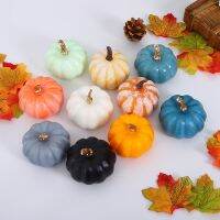 Halloween Decoration Fake Pumpkin Decor Props Fall Pumpkins Artificial Simulation Shoot Prop Diy Crafts Festival Events Ornament