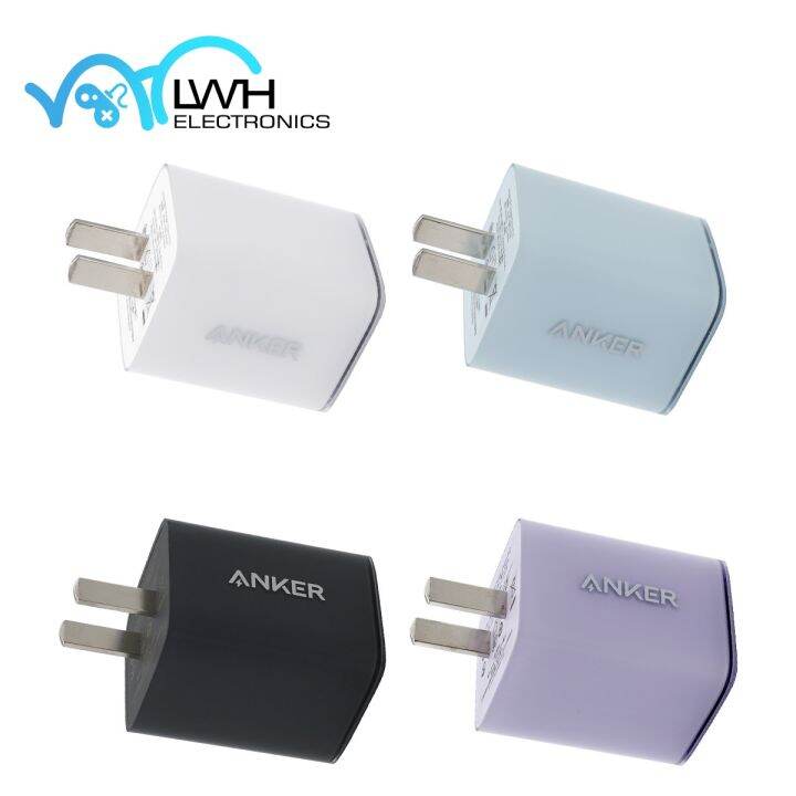 Anker 521 Charger Nano 40W USBC PIQ 3.0 Durable Compact TypeC Fast