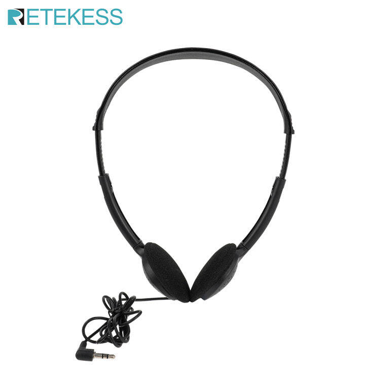 Retekess TT003 3.5mm Universal Headset for Tour guide system T130/T131