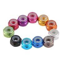 10/5 buah M2 M2.5 M3 M4 M5 M6 M8 aluminium Alloy Flange Lock Nut nilon Insert Hex Self-Lock Rivet Nuts 11 warna tebal 2.8-9.7mm