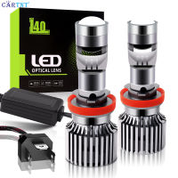 CarTnT หลอดไฟ H4 H11 H7 1คู่ H8รถ LHD LRD ไฟหน้ารถมอเตอร์ไซค์แบบ LED ไฟหน้า LED รถยนต์ขนาดเล็ก9005 HB3 9006 HB4 Canbus ลำแสงต่ำสำหรับรถยนต์มอเตอร์30000LM 12V 100W