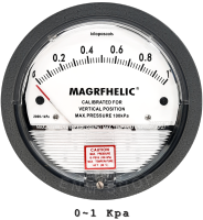 0-1 kPA เกจวัดแรงดัน  MAGRFHELIC | Differential Pressure Gages ใช้วัดได้ทั้งแรงดันบวกและลบ  สำหรับห้องแยกโรค ห้องผ่าตัด ,พร้อมสายยางคุณภาพดี และฟิตติ้ง