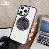 HOCE เคสแม่เหล็กติด ° แบบพับได้,เคสโทรศัพท์แม่เหล็กสำหรับ iPhone 15 13 14 Pro Max ฝาหลังอะคริลิค