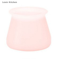 Lexin Kitchen แผ่นรองขาโต๊ะยางซิลิโคนทรงกลมหมวกเก้าอี้ป้องกันพื้น