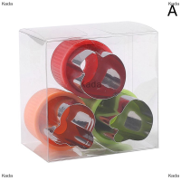 Kada 3pcs สแตนเลสชุดตัดผักชุด DIY Cookie CUTTER แม่พิมพ์สำหรับเด็ก