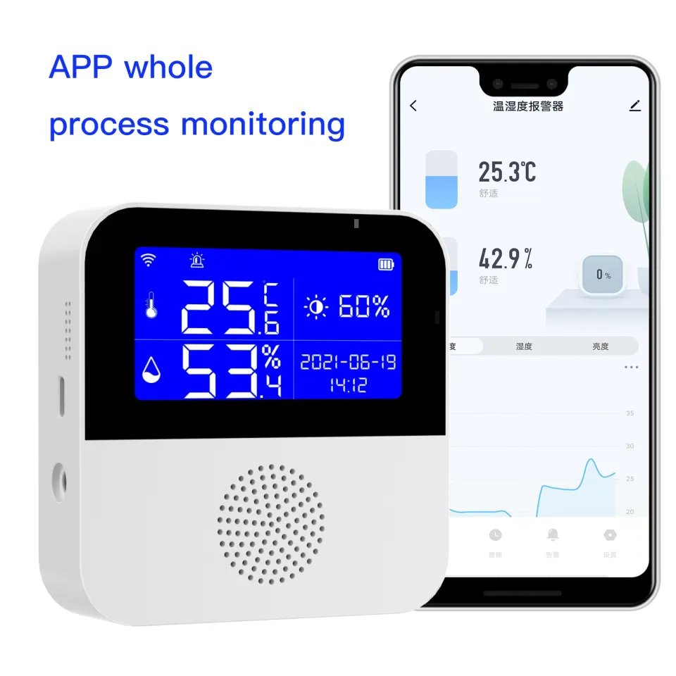 Tuya Smart Wifi Water Temperature Humidity Sensor Indoor Outdoor