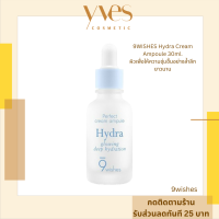 ?พร้อมส่งด่วน!! ส่งฟรี!!? 9WISHES Hydra Perfect Cream Ampoule 30ml. เพิ่มความชุ่มชื่นให้ผิวหน้า