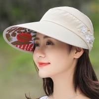 【Hot Sale】 Hig h-end sunscreen breathable sun hat womens UV protection fashion larg e edg windproof Korean style trendy