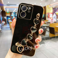 เคส Phone Case Xiaomi 13T Pro 13 Lite Pro 12T Pro 12T Pro 5G ปลอกอ่อน พร้อมสายรัดข้อมือรูปหัวใจเคสโทรศัพท์การป้องกันการตก TPU ฝาหลังโทรศัพท์