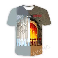 HolyHell Band 3D พิมพ์สบายๆเสื้อยืด Hip Hop Tee เสื้อ Harajuku สไตล์ Tops เสื้อผ้าแฟชั่นสำหรับผู้หญิง/ผู้ชาย