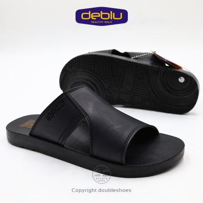 รองเท้าแตะแบบสวม รองเท้าเพื่อสุขภาพ Deblu รุ่น M8801 (สีดำ) ไซส์ 39-44