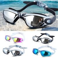 Swimming Goggles Prescription Women Men Adjustable UV Protect Waterproof Anti Fog Myopia Eyewear Swim Pool Diving Water Glasses Goggles