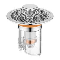 Bathroom Sink Drain Strainer Leak-Proof Press Type Basin Pop Up Drain Filter Detachable Press Type Tub Stopper Bathtub Drain Pop Up Drain Stopper For Bathroom Sink Bathroom Sink Strainer active