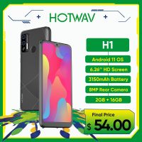 ◆◆ Hotwav H1 Smartphone Global Version 6.2 quot; HD Large Screen 2GB 16GB 3150mAh Battery 8MP Camera Fingerprint Unlock Mobile Phone