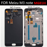 ดิจิไทเซอร์หน้าจอสัมผัสหน้าจอ Lcd แทนการประกอบสำหรับ Lcd สำหรับ Meizu M3 Note M681h โทรศัพท์ M681m Note3 M681q