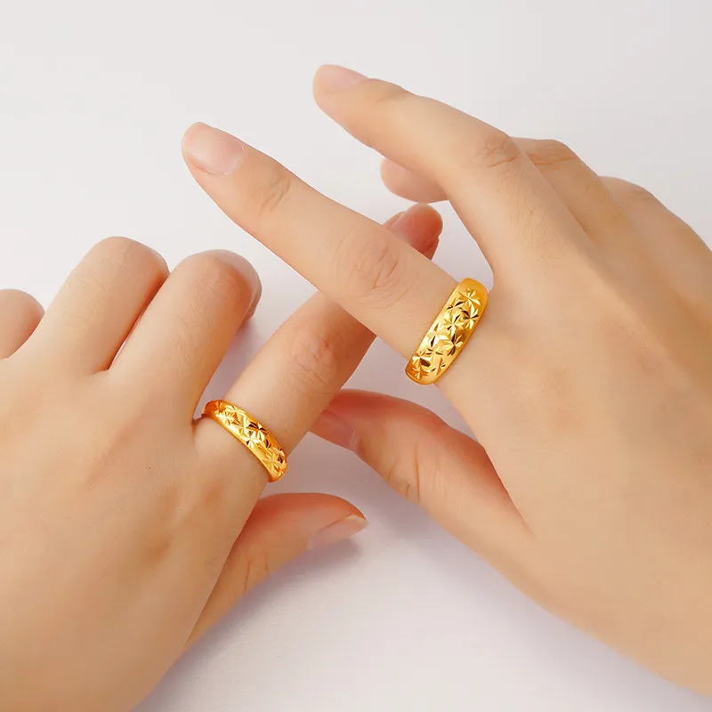 simple gold rings for women