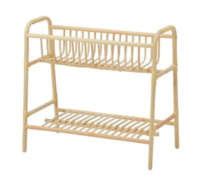 Plant stand, rattan, 33x65x60 cm.