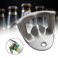 【CW】 1 Pack Iron Wall Mounted Hanging Mouth Gag Bar Beer Glass Bottle Cap Opener with Screws Gadgets Tools