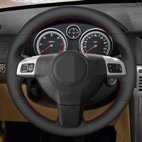 DIY Black Faux Leather Car Steering Wheel Cover For Opel Astra H Zaflra B Signum Vectra C Vauxhall Holden Astra 2004-2009