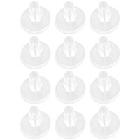 ✾ 12 Pcs Hawaii Clear Adhesive Sandals Toe Pads Protectors Shoes Thong Cushions Tong Guards Gel Protection Nonskid