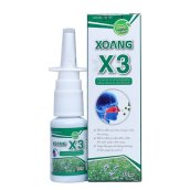 Xịt Xoang X3, hỗ trợ điều trị viêm xoang, viêm đa xoang
