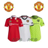 shot goods Women 2022/23 MU Man U Jersey Soccer Football Home Away Jersey Soccer Football Jersey Womens Sports T-shirt Top Quality