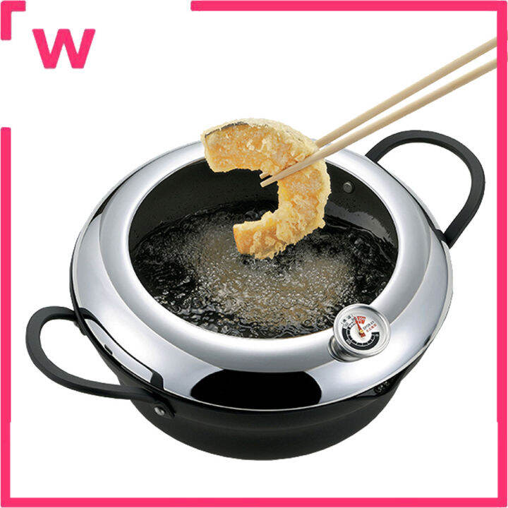 Tamahashi Iron Japanese Tempura Deep Fryer Pan 24cm Gas, Heater ...