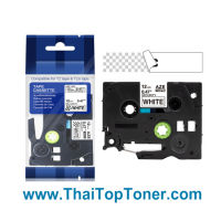 เทปSecurity สำหรับ Brother TZE-SE3 Security Label Tape (Brother TZE Tape)  สีตัวอักษร:ดำ สีพื้นเทป:ขาว (เทปรักษาความปลอดภัย ติดและลอกออกได้แค่ครั้งเดียว)