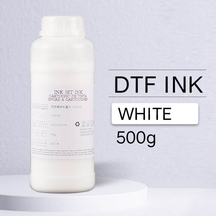 1ชุดหมึก-dtf-2-5l-ฟิล์ม-pet-การพิมพ์แบบรีดความร้อน-epson-a4-a3-l805-l1800เครื่องพิมพ์-r1390โอนย้ายเสื้อยืดเสื้อผ้าฝ้ายลินิน