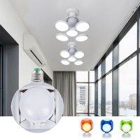 [Qingxin fabrics] AC85-265V โคมไฟจี้พับ LED 30W 360องศาฟุตบอลยูเอฟโอในร่มโคมไฟ E27ประหยัดพลังงานกระเบื้องเท้าโคมไฟ LED