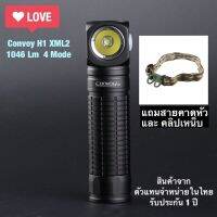 ?สินค้าขายดี? [ดำ,ขาว 6500k]ไฟฉายคาดหัว  H1 1044LM วงจรแบบใหม่ RAMPINGMODE