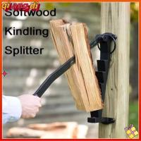 QIANGDI เครื่องผลิต kindling ไม้ kindling Splitter กันไฟทนไฟ อุปกรณ์ติดผนัง เครื่องตัดไม้ แบบพกพาได้ เหล็กกล้าคาร์บอนสูง ตัวแยกล็อก บ้านในบ้าน