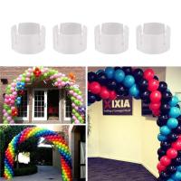 50PCS/set Arch Ring Tie Balloon Opening Celebration Accessories Balloon Snap Style Decoration Balloon Bracket Ring Balloon X6N1