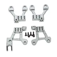 4PCS Metal Front &amp; Rear Shock Damper Towers Mount Hoops for Axial SCX10 II 90046 90047 1/10 RC Crawler Upgrade Parts