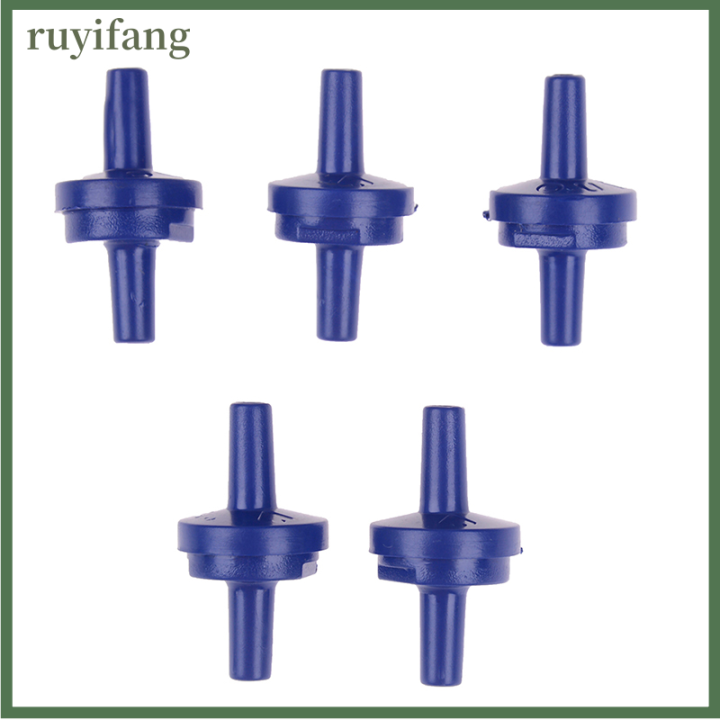 ruyifang-5ชิ้น-เซ็ต-aquarium-fish-tank-air-pump-ตรวจสอบวาล์ว-one-way-non-return-valve